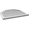 Ekena Millwork Octagonal Top Surface Mount PVC Gable Vent w/ 2"W x 2"P Brickmould Sill Frame, 40"W x 38"H GVPOT40X3803SN - alternate 5